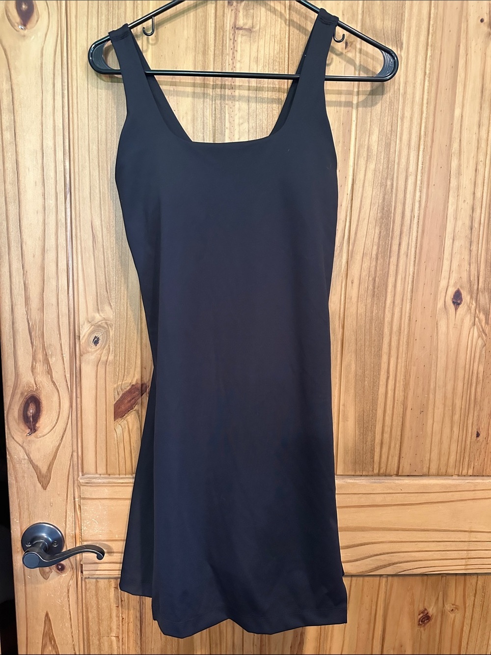 Old Navy Black Mini Square-Neck Tank Dress - Picture 1 of 7